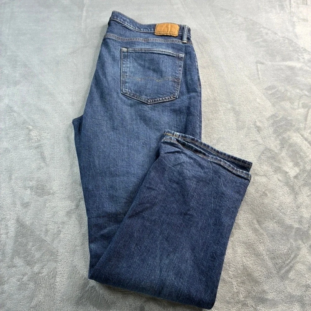 American Eagle Original Bootcut Jeans Men's‎ Med Wash Easy Flex Denim 36x31.5